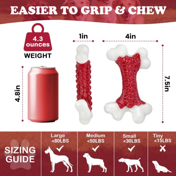 Limited Time Deal 37%OFF! Tough Dog Toys, Toys for Aggressive Chewers Large Breed - Image 7