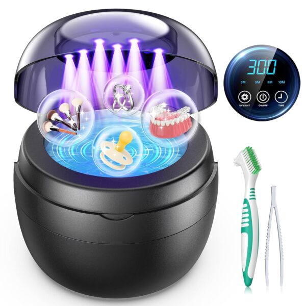 Limited Time Deal 60%OFF! Ultrasonic Retainer Cleaner, 250ML Retainer Cleaner Machine