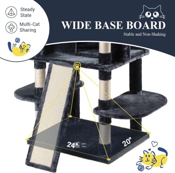 Limited Time Deal 33%OFF! Allewie 68 Inches Cat Tree/House and Towers - Image 9