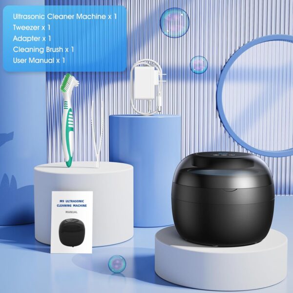 Limited Time Deal 60%OFF! Ultrasonic Retainer Cleaner, 250ML Retainer Cleaner Machine - Image 10