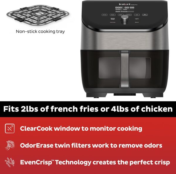 Limited Time Deal 41%OFF! Instant Vortex Plus 6QT Air Fryer with Odor Erase Technology - Image 3