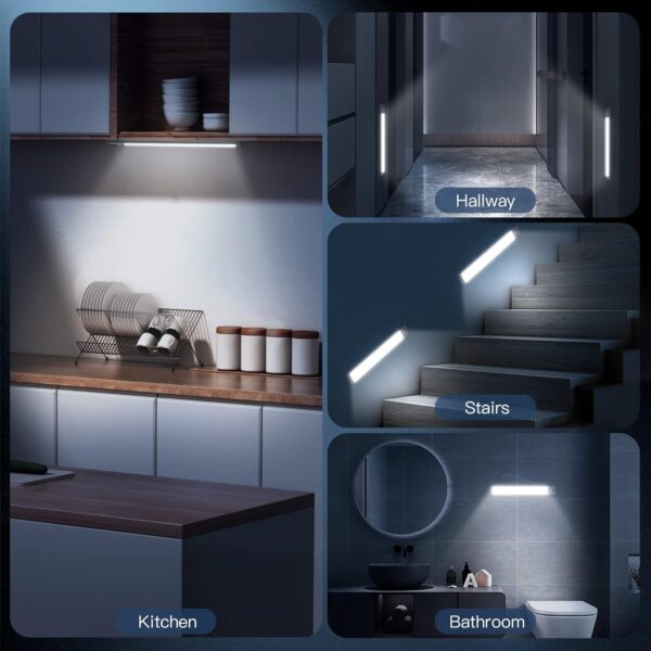 Limited Time Deal 31%OFF! Under Cabinet Lights, 63 LED Rechargeable Battery - Image 8