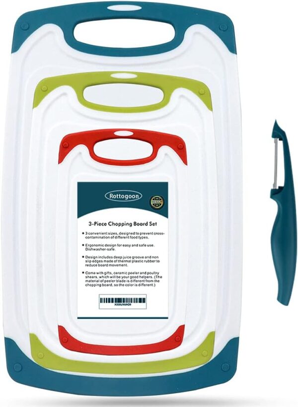 Limited Time Deal 44%OFF! Cutting Boards for Kitchen, Plastic Chopping Board