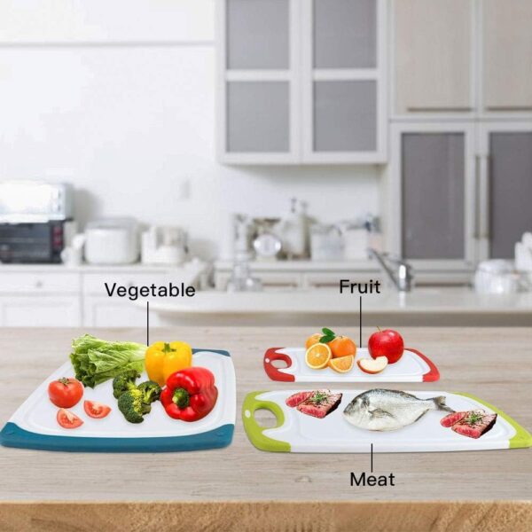 Limited Time Deal 44%OFF! Cutting Boards for Kitchen, Plastic Chopping Board - Image 5