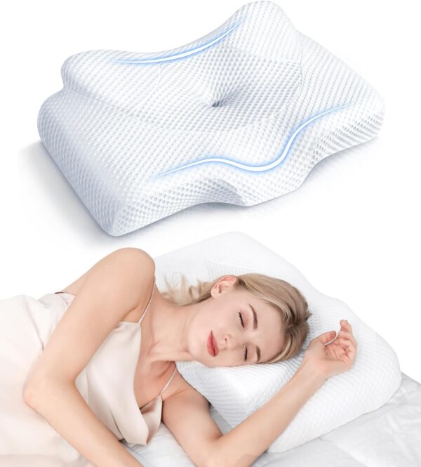 Limited Time Deal 50%OFF! Osteo Cervical Bed Pillow for Neck Pain Relief