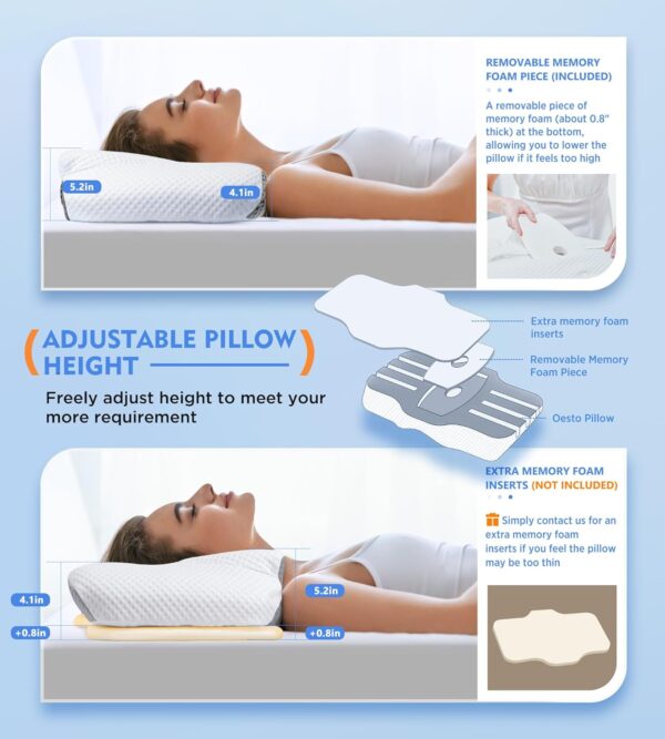 Limited Time Deal 50%OFF! Osteo Cervical Bed Pillow for Neck Pain Relief - Image 5