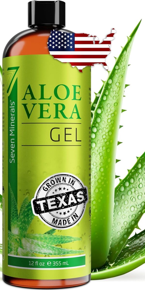 Limited Time Deal 32%OFF! Seven Minerals Organic Aloe Vera Gel