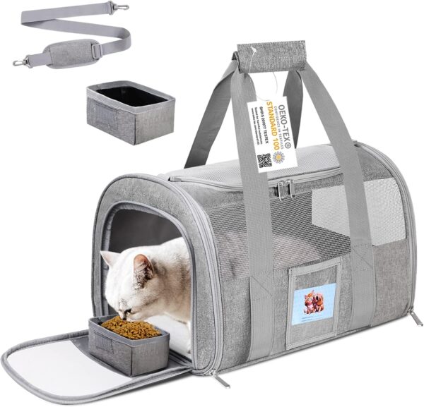 Limited Time Deal 35%OFF! Pet Carrier Airline/TSA Approved Small Dogs, Kitten