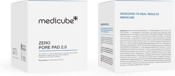 Limited Time Deal 52%OFF! Medicube Zero Pore Pads 2.0, Dual-Textured Facial Toner Pads - Image 9