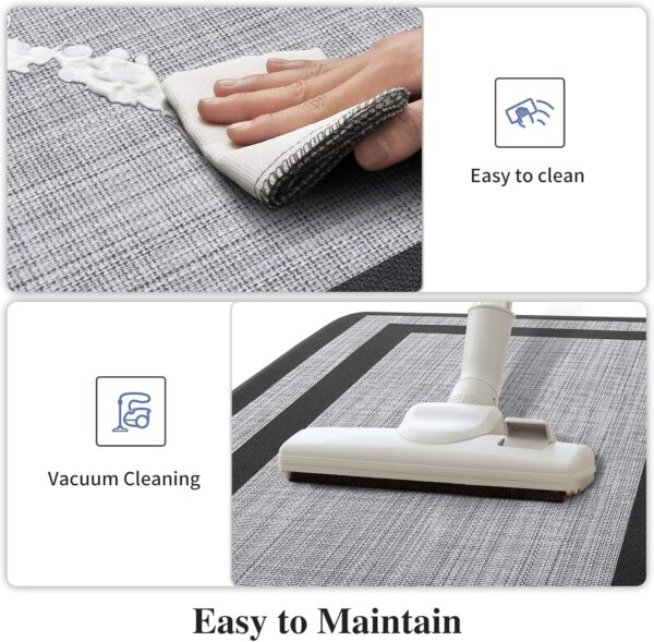 Limited Time Deal 38%OFF! Mattitude Kitchen Mat [2 PCS] Cushioned Anti-Fatigue Non-Skid Waterproof - Image 6