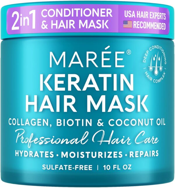 Limited Time Deal 40%OFF! MAREE Hair Mask for Damaged Hair