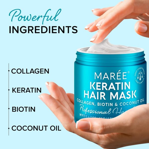 Limited Time Deal 40%OFF! MAREE Hair Mask for Damaged Hair - Image 6