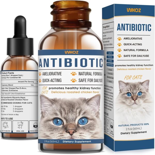 Limited Time Deal 47%OFF! Antibiotics for Cats - Natural Cat Antibiotics