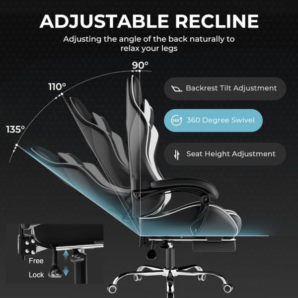 Limited Time Deal 47%OFF! GTPLAYER Gaming Chair, Computer Chair ) - Image 6