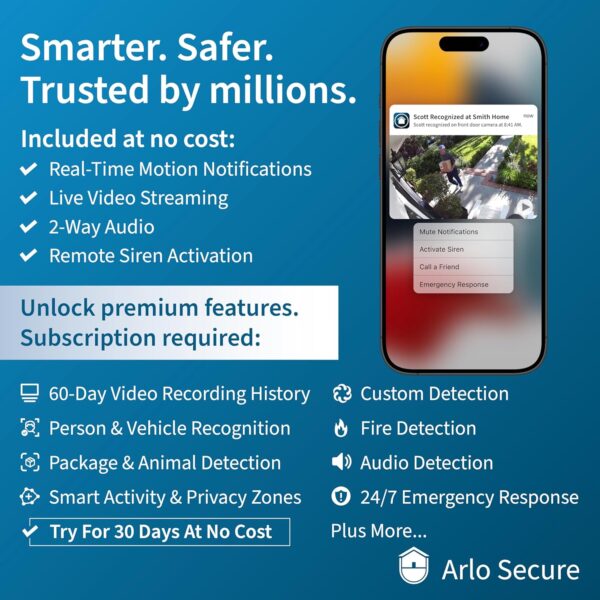 Limited Time Deal 54%OFF! Arlo Video Doorbell 2K | 2nd Gen | Wire-Free/Wired Option - Image 6