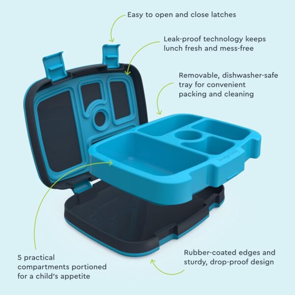 Limited Time Deal 40%OFF!Bentgo Kids Prints Leak-Proof, 5-Compartment Bento - Image 7