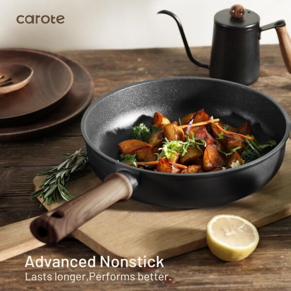 Limited Time Deal 43%OFF! CAROTE Nonstick Pots and Pans,Cookware Set - Image 6