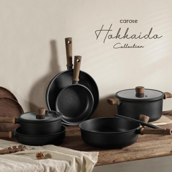 Limited Time Deal 43%OFF! CAROTE Nonstick Pots and Pans,Cookware Set - Image 8
