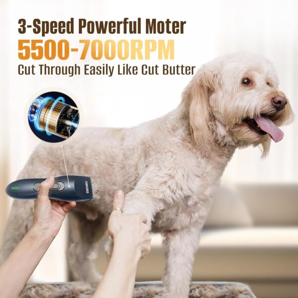 Limited Time Deal 30%OFF! Dog Clippers for Grooming, Dog Shaver Clippers Kit - Image 4