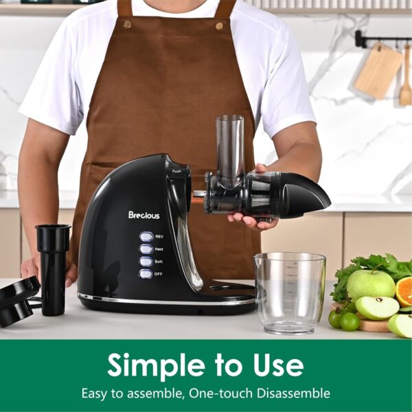 Limited Time Deal 40%OFF! Slow Masticating Juicer,Brecious Cold Press Juicers - Image 5