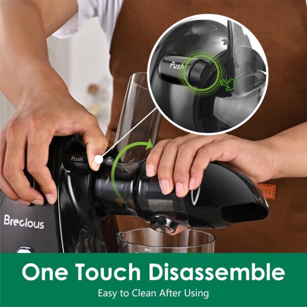 Limited Time Deal 40%OFF! Slow Masticating Juicer,Brecious Cold Press Juicers - Image 6