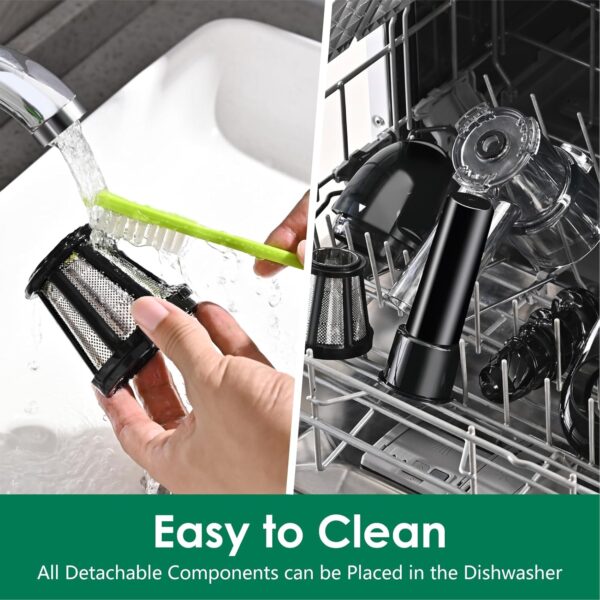 Limited Time Deal 40%OFF! Slow Masticating Juicer,Brecious Cold Press Juicers - Image 9