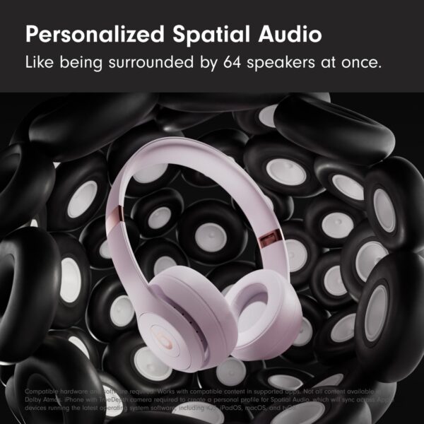 Limited Time Deal 35%OFF! Beats Solo 4 - Wireless Bluetooth On-Ear Headphones - Image 4