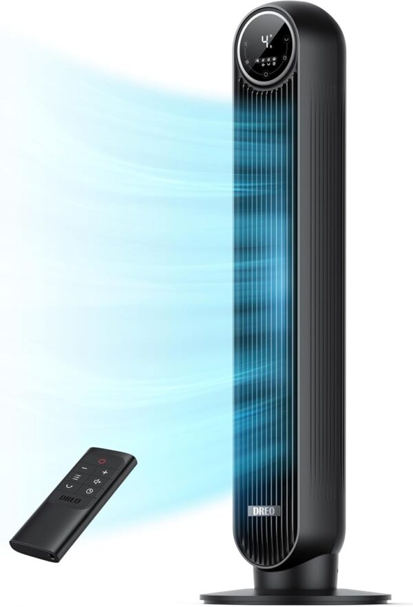 Limited Time Deal 15%OFF! Dreo Tower Fan for Bedroom Quiet Floor Fan, 90°