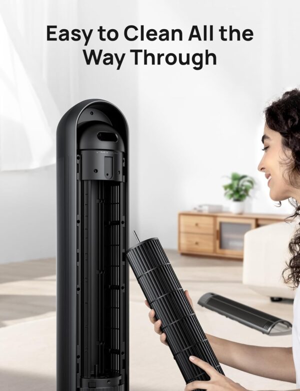 Limited Time Deal 15%OFF! Dreo Tower Fan for Bedroom Quiet Floor Fan, 90° - Image 8