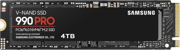 Limited Time Deal 40%OFF! SAMSUNG 990 PRO SSD 4TB PCIe 4.0 M.2 2280 Internal Solid State Hard Drive