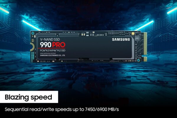 Limited Time Deal 40%OFF! SAMSUNG 990 PRO SSD 4TB PCIe 4.0 M.2 2280 Internal Solid State Hard Drive - Image 3