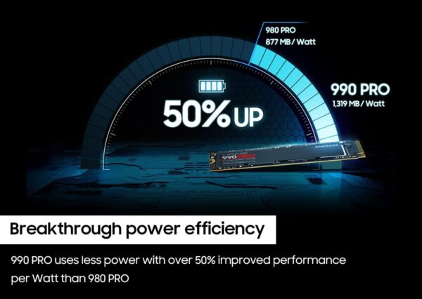 Limited Time Deal 40%OFF! SAMSUNG 990 PRO SSD 4TB PCIe 4.0 M.2 2280 Internal Solid State Hard Drive - Image 4