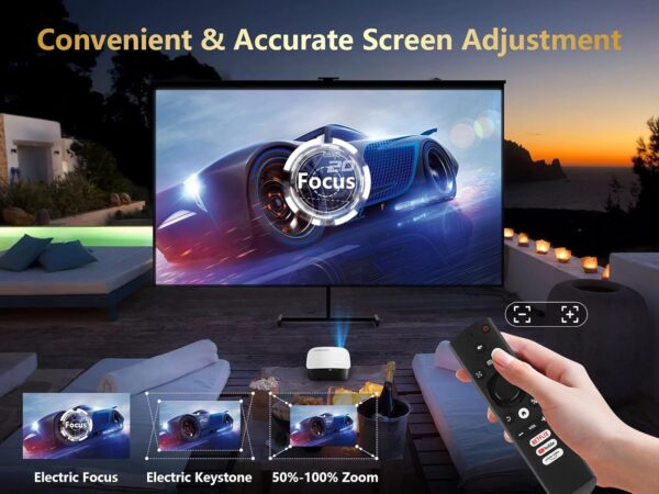 Limited Time Deal 50%OFF! GooDee Smart 4K Projector with 5G WIFI and Bluetooth - Image 4