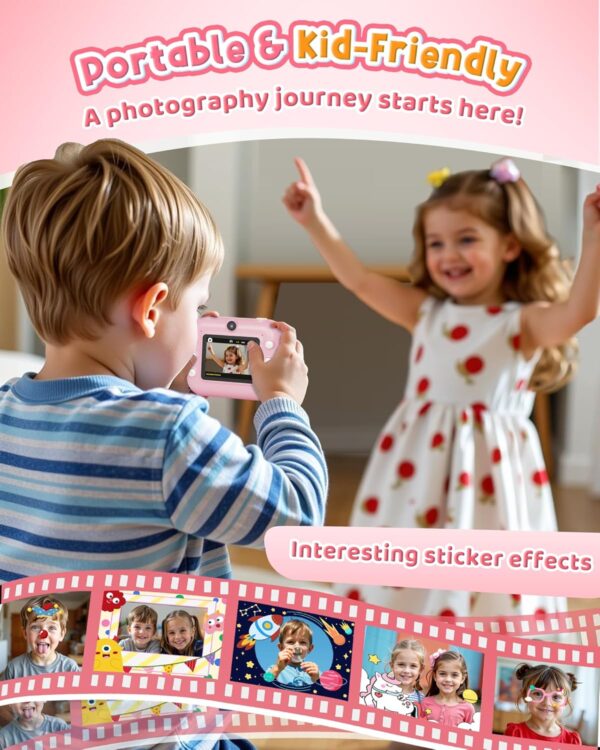 Limited Time Deal 50%OFF! Instant Camera, Front Rear Dual Selfie Kids Camera - Image 10