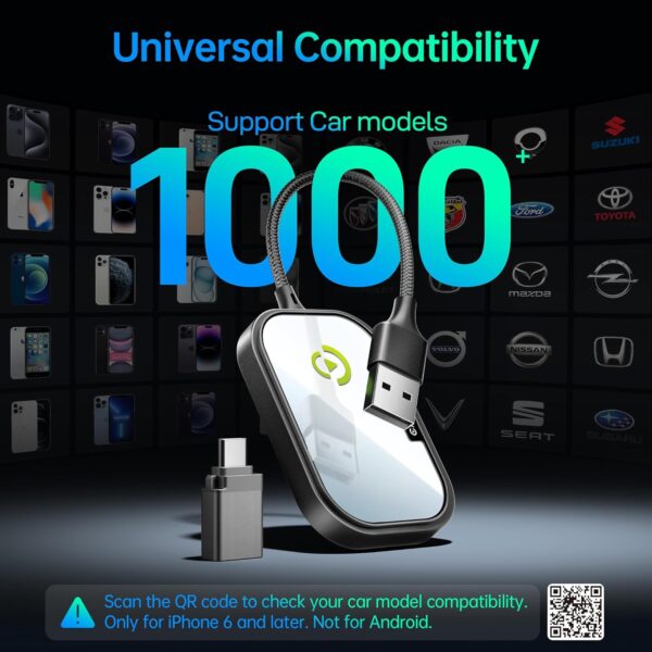 Limited Time Deal 54%OFF! Wireless CarPlay Adapter for Apple iPhone - Image 10