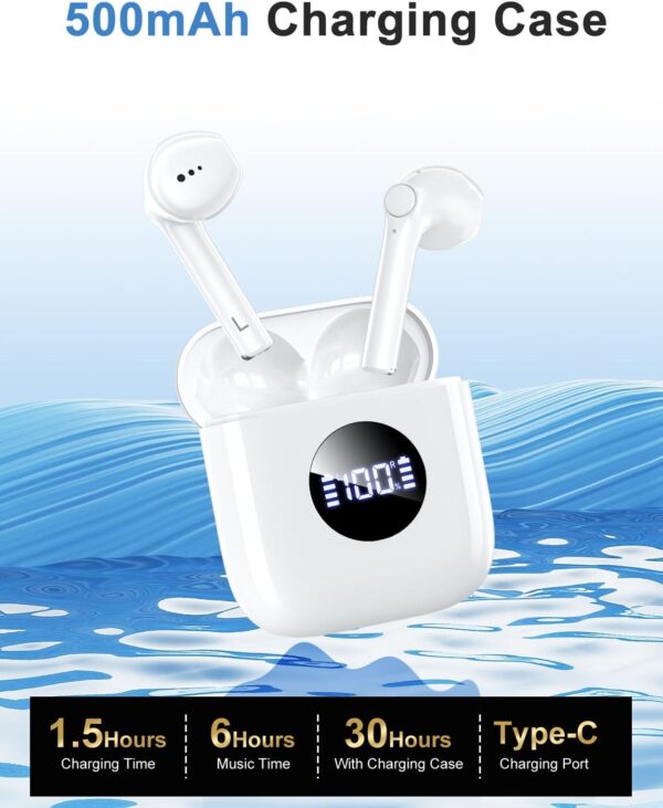 Limited Time Deal 78%OFF! Wireless Earbuds, Bluetooth 5.3 Headphones with Charging Case - Image 5