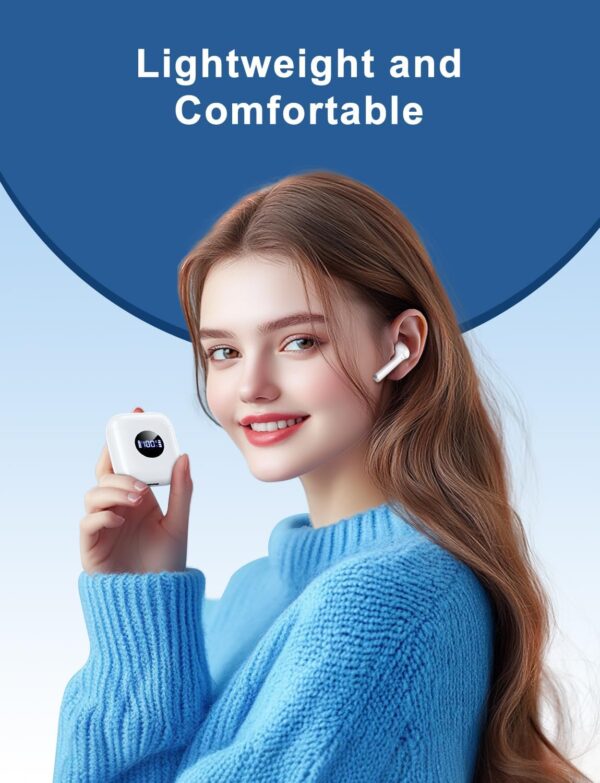 Limited Time Deal 78%OFF! Wireless Earbuds, Bluetooth 5.3 Headphones with Charging Case - Image 7