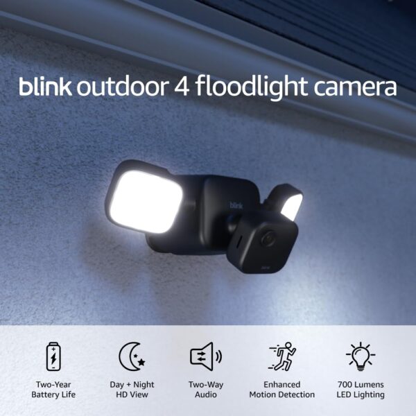 Limited Time Deal 50%OFF!  Blink Outdoor 4 Floodlight Camera (newest model)