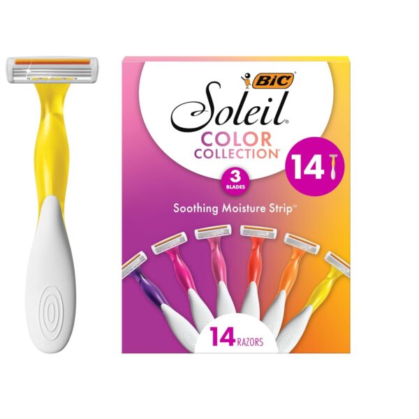 Limited Time Deal 53%OFF! BIC Soleil Smooth Colors Women's Disposable Razors