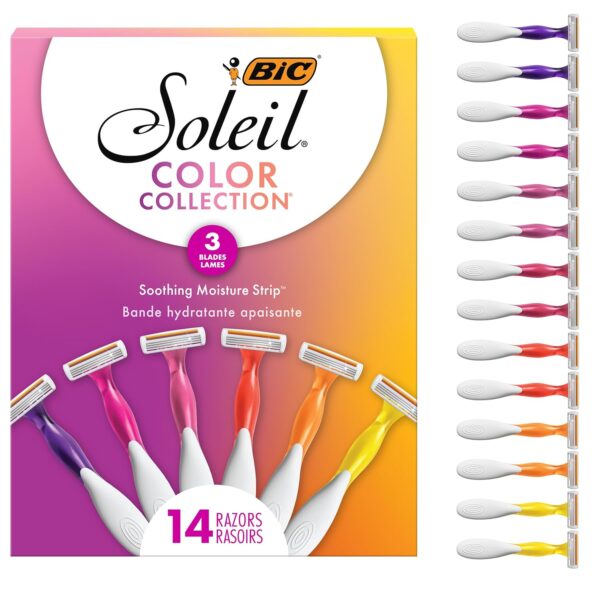 Limited Time Deal 53%OFF! BIC Soleil Smooth Colors Women's Disposable Razors - Image 3