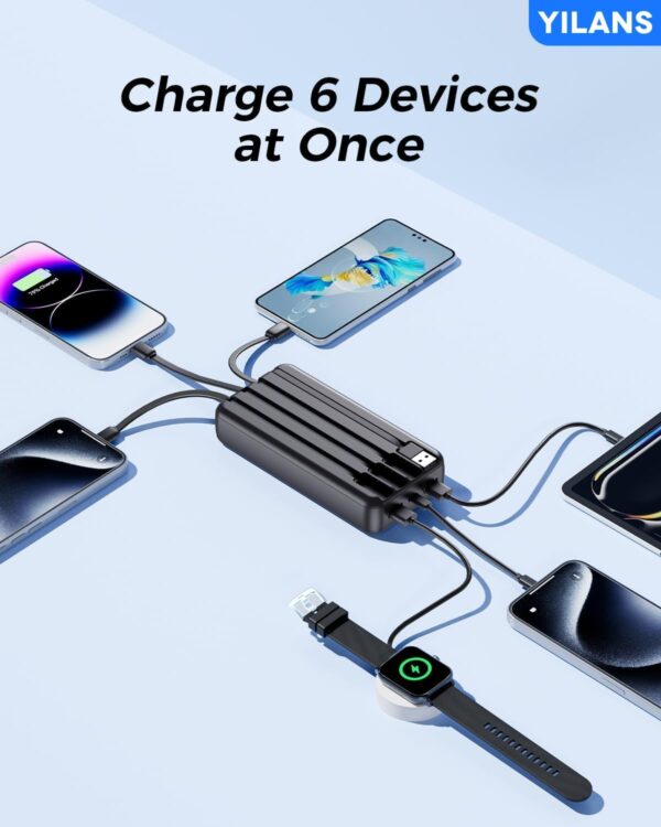 Limited Time Deals 81%OFF!  Portable Charger, 42800mAh Power Bank Built-in Cable, 22.5W PD USB - Image 4