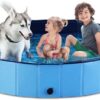 Limited Time Deals 34%OFF! Jasonwell Foldable Dog Pet Bath Pool Collapsible Dog Pet Pool Bathing Tub