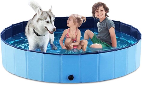 Limited Time Deals 34%OFF! Jasonwell Foldable Dog Pet Bath Pool Collapsible Dog Pet Pool Bathing Tub