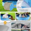 Limited Time Deals 34%OFF! Jasonwell Foldable Dog Pet Bath Pool Collapsible Dog Pet Pool Bathing Tub - Image 5