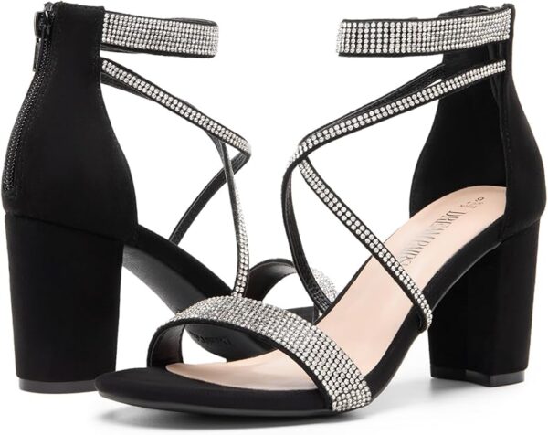 Limited Time Deal 17%OFF! DREAM PAIRS Women's Chunk Low Heel Pump Sandals - Image 5