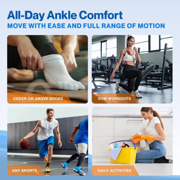 Limited Time Deal 51%OFF! Modvel Foot & Ankle Brace Socks for Sprained Ankle Compression Sleeve - Image 6