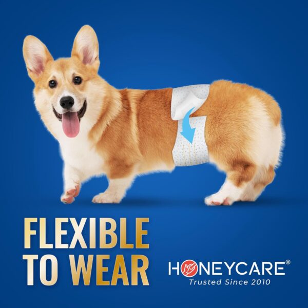 Limited Time Deal 15 %OFF!  HONEY CARE All-Absorb A26 Male Dog Wrap - Image 5