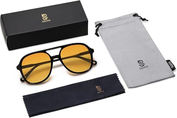 Limited Time Deal 36%OFF! SOJOS Retro Polarized Aviator Sunglasses - Image 6