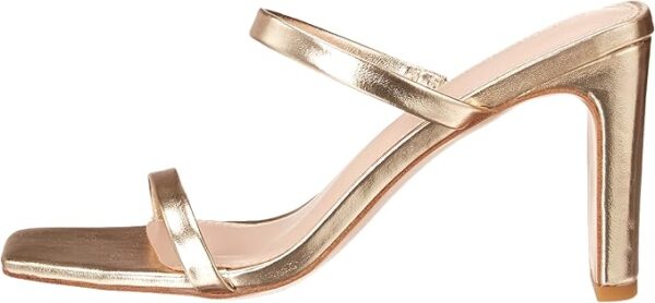 Limited Time Deal 47%OFF!  The Drop Women's Avery Square Toe Two Strap High Heeled Sandal - Image 6