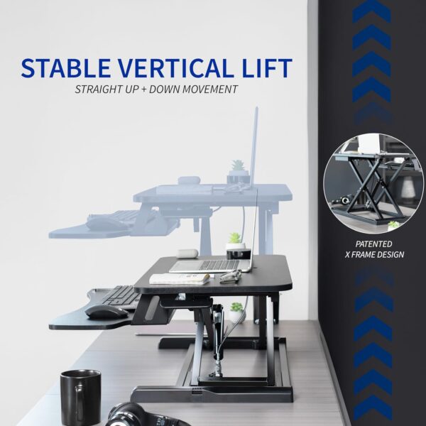 Limited Time Deal 17%OFF! VIVO 26 inch Desk Converter, K Series, Height Adjustable Sit - Image 6